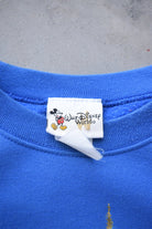Walt Disney World Blue Graphic Crewneck — 2000s (M) - Retrospective Store