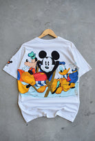 Walt Disney World White Graphic Tee — 1990s (L) - Retrospective Store