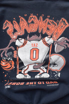 Warner Bros. x NFL Cincinnati Bengals Black Graphic Crewneck — 1995 (L) - Retrospective Store