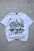 Warner Bros. x NFL Miami Dolphins Grey Graphic Tee — 1993 (XL) - Retrospective Store
