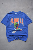 Warner Bros. x University of Florida Blue Graphic Tee — 1993 (M) - Retrospective Store