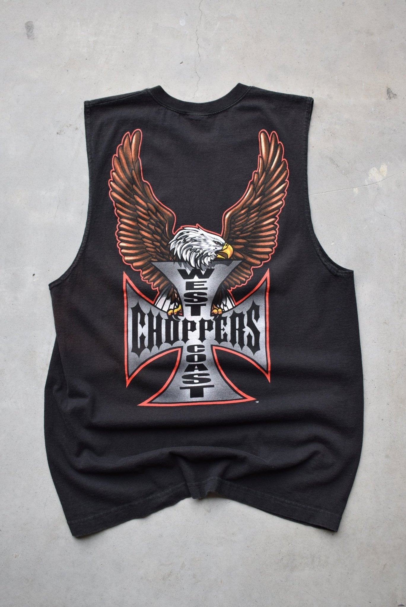 West Coast Choppers Black Graphic Tank — 2000s (M) - Retrospective Store