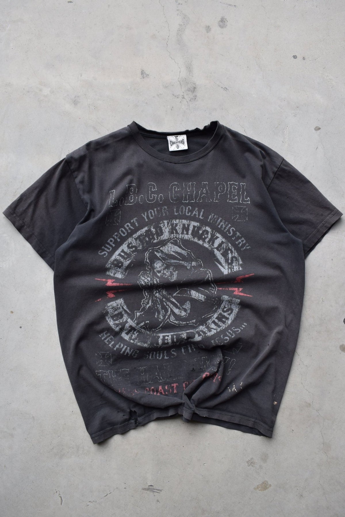 West Coast Choppers Black Graphic Tee — 2000s (M) - Retrospective Store