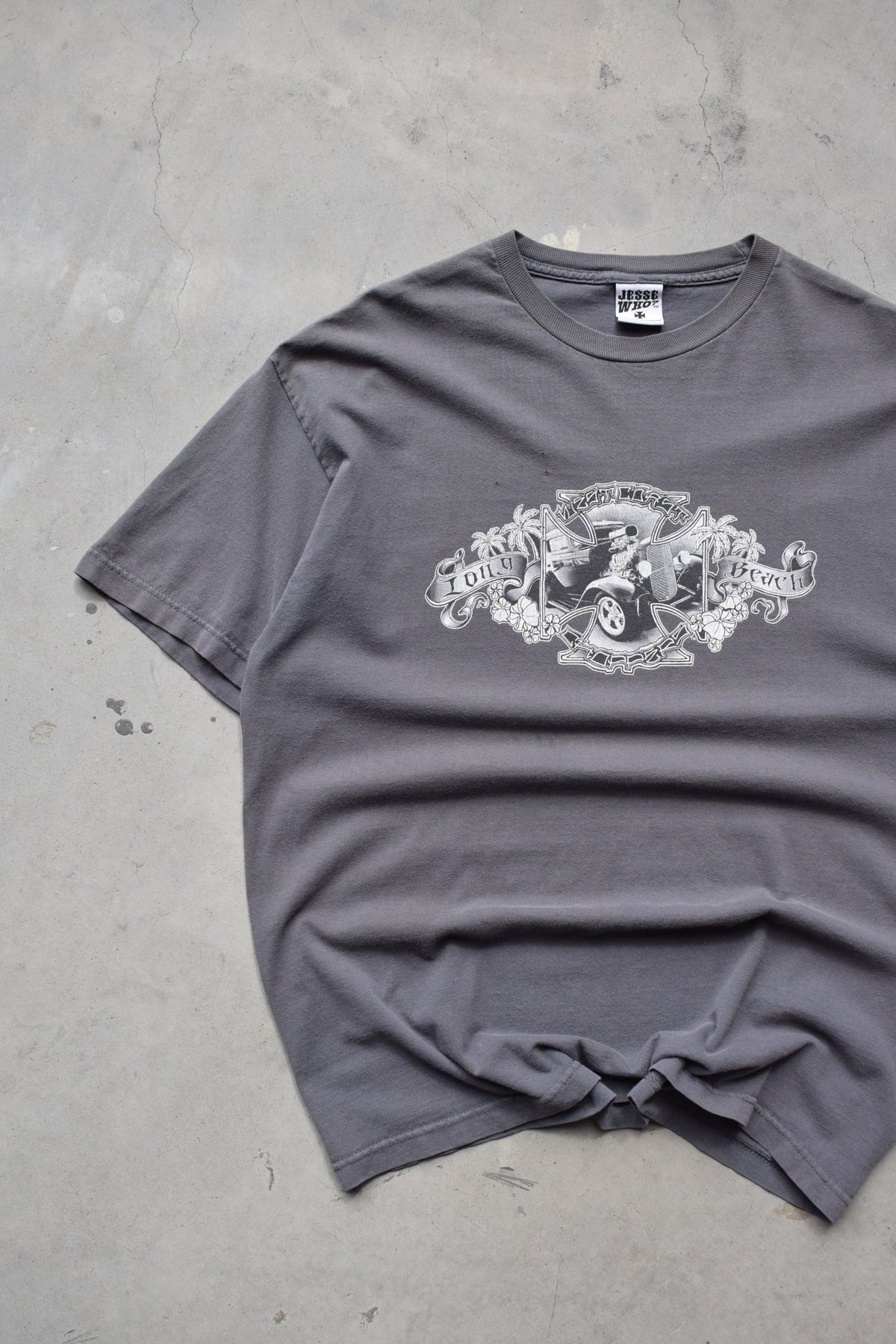 West Coast Choppers Faded-Black Graphic Tee — 1990s (XL) - Retrospective Store