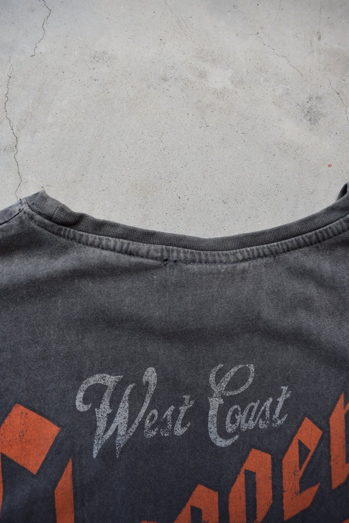 West Coast Choppers Faded-Black Graphic Tee — 2000s (XL/XXL) - Retrospective Store