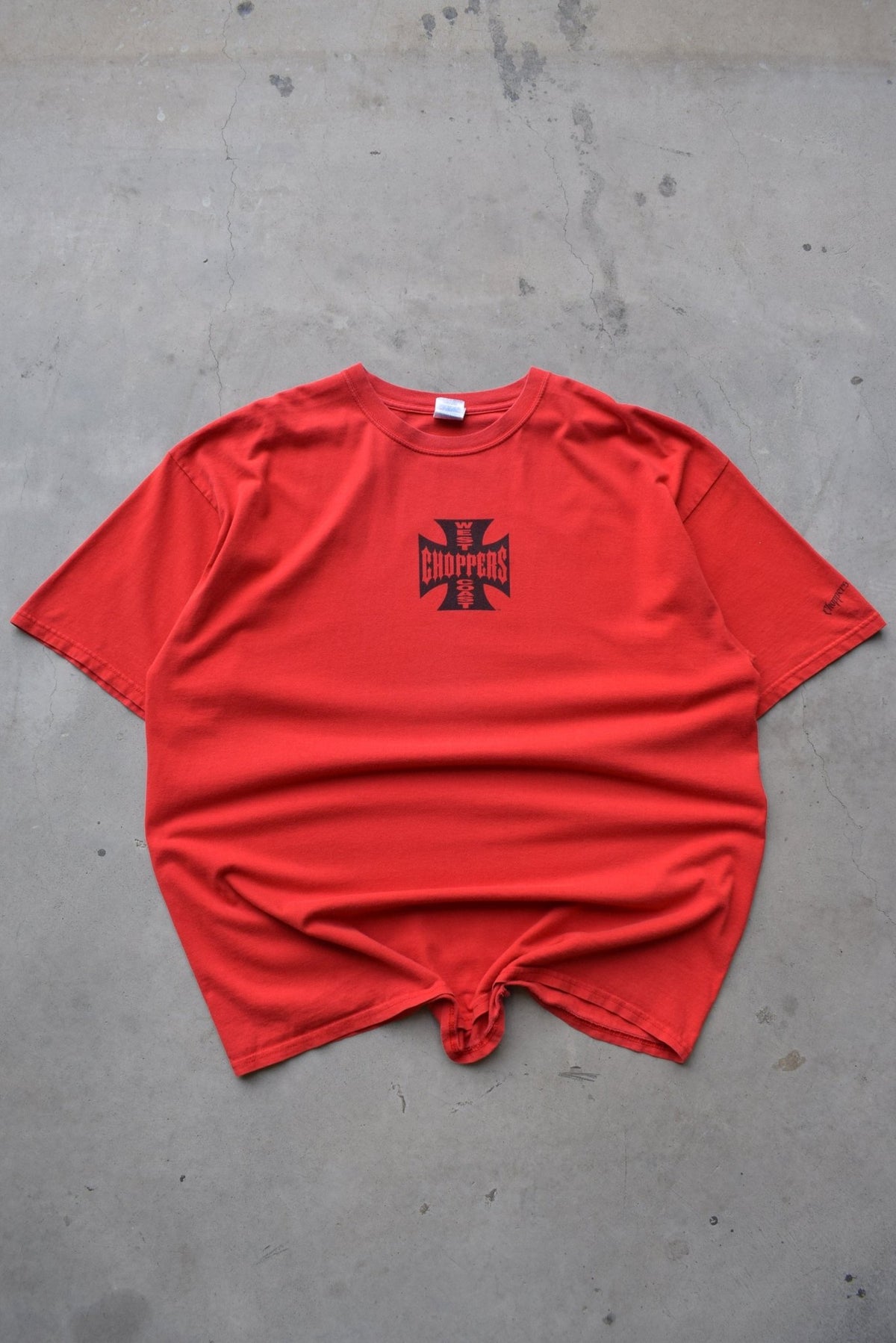 West Coast Choppers Red Graphic Tee — 2000s (XXL) - Retrospective Store