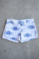 West Coast Choppers White Board Shorts — 2000s (Women's M) - Retrospective Store