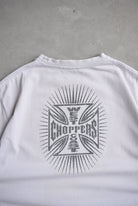 West Coast Choppers White Graphic Tee — 2000s (S/M) - Retrospective Store