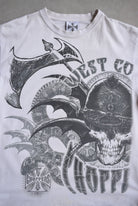 West Coast Choppers White Graphic Tee — 2000s (S/M) - Retrospective Store