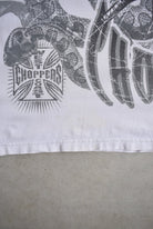 West Coast Choppers White Graphic Tee — 2000s (S/M) - Retrospective Store