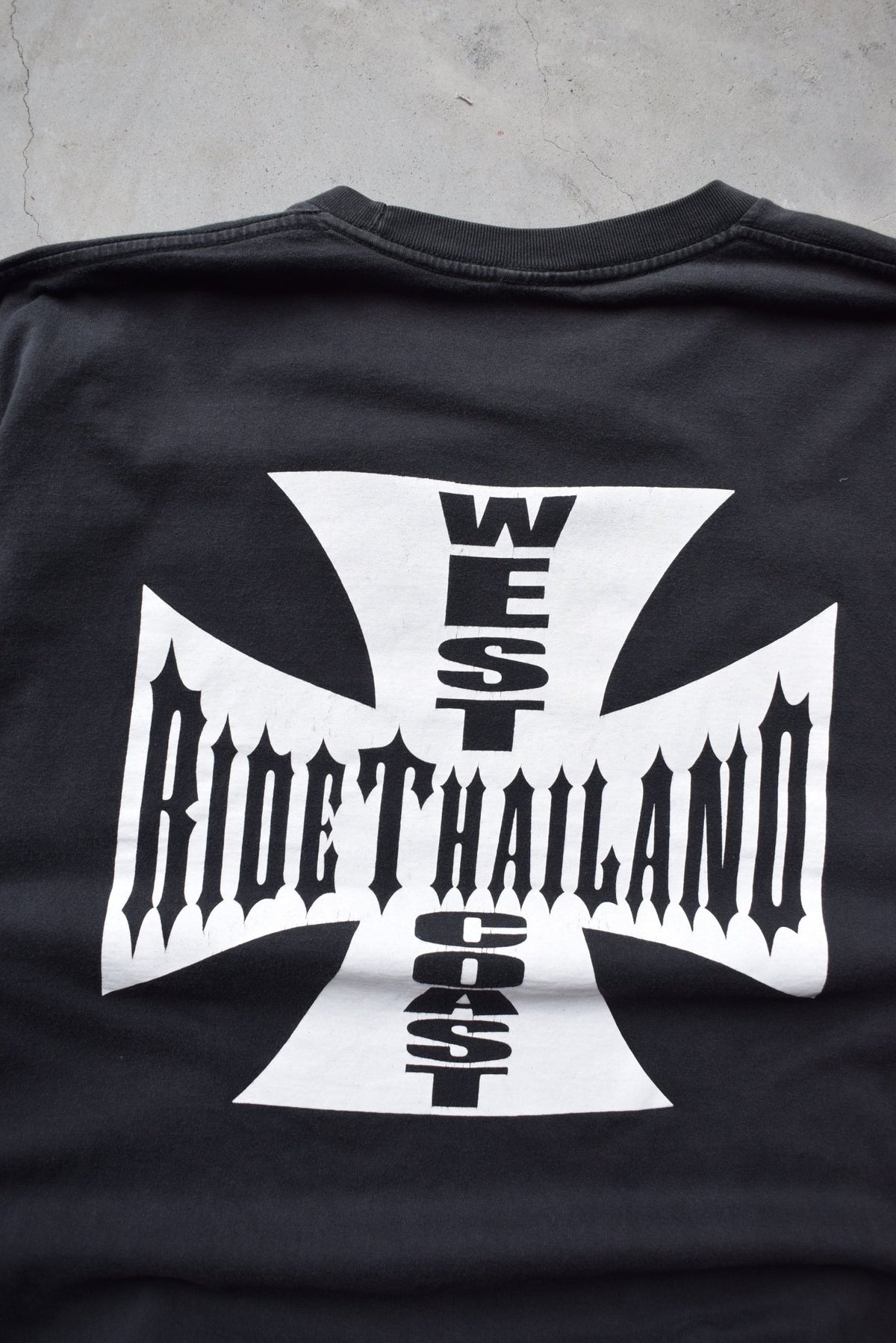 West Coast Ride Thailand Black Graphic Tee — 2000s (L) - Retrospective Store