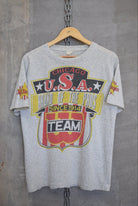 Wilson USA 'Brand of the Pros' Tee — 1990s (M) - Retrospective Store