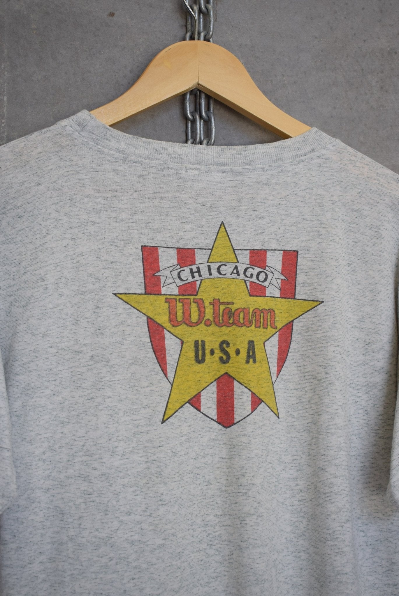 Wilson USA 'Brand of the Pros' Tee — 1990s (M) - Retrospective Store