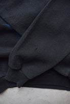 Wolf Black Graphic Crewneck — 1987 (S) - Retrospective Store