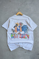 World Butt Naked Soccer Grey Graphic Tee — 1993 (M) - Retrospective Store