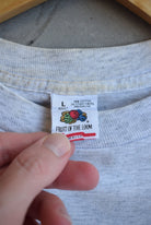 World Butt Naked Soccer Grey Graphic Tee — 1993 (M) - Retrospective Store