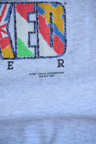 World Butt Naked Soccer Grey Graphic Tee — 1993 (M) - Retrospective Store