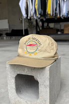 World's Greatest Dad Tan Embroidered Hat — 1990s - Retrospective Store