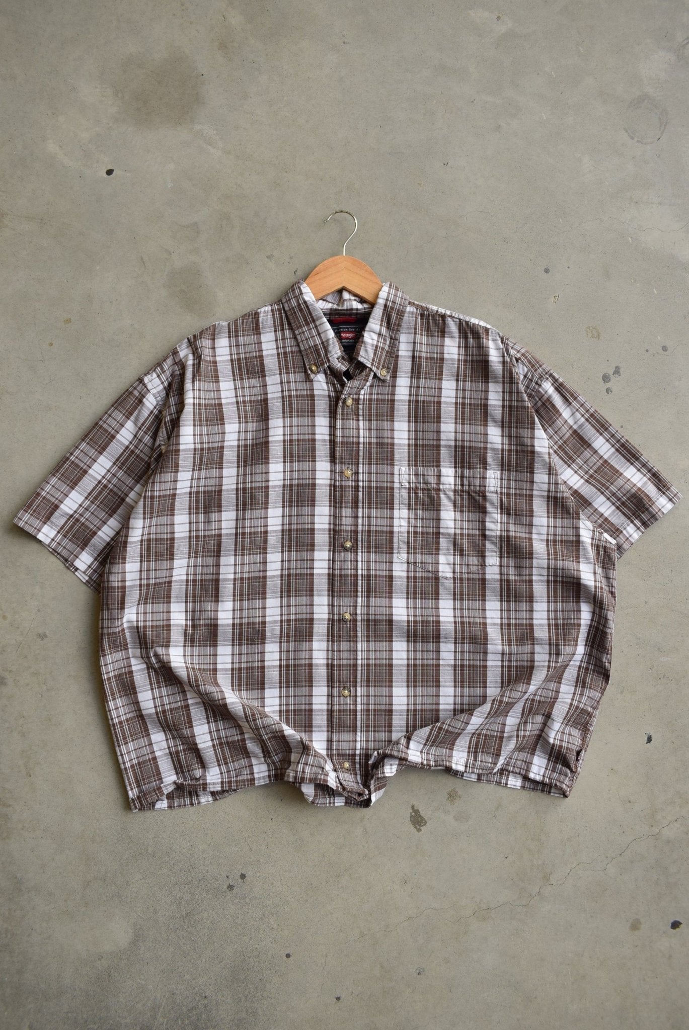 Wrangler Cropped Button Up — 2000s (XXL) - Retrospective Store