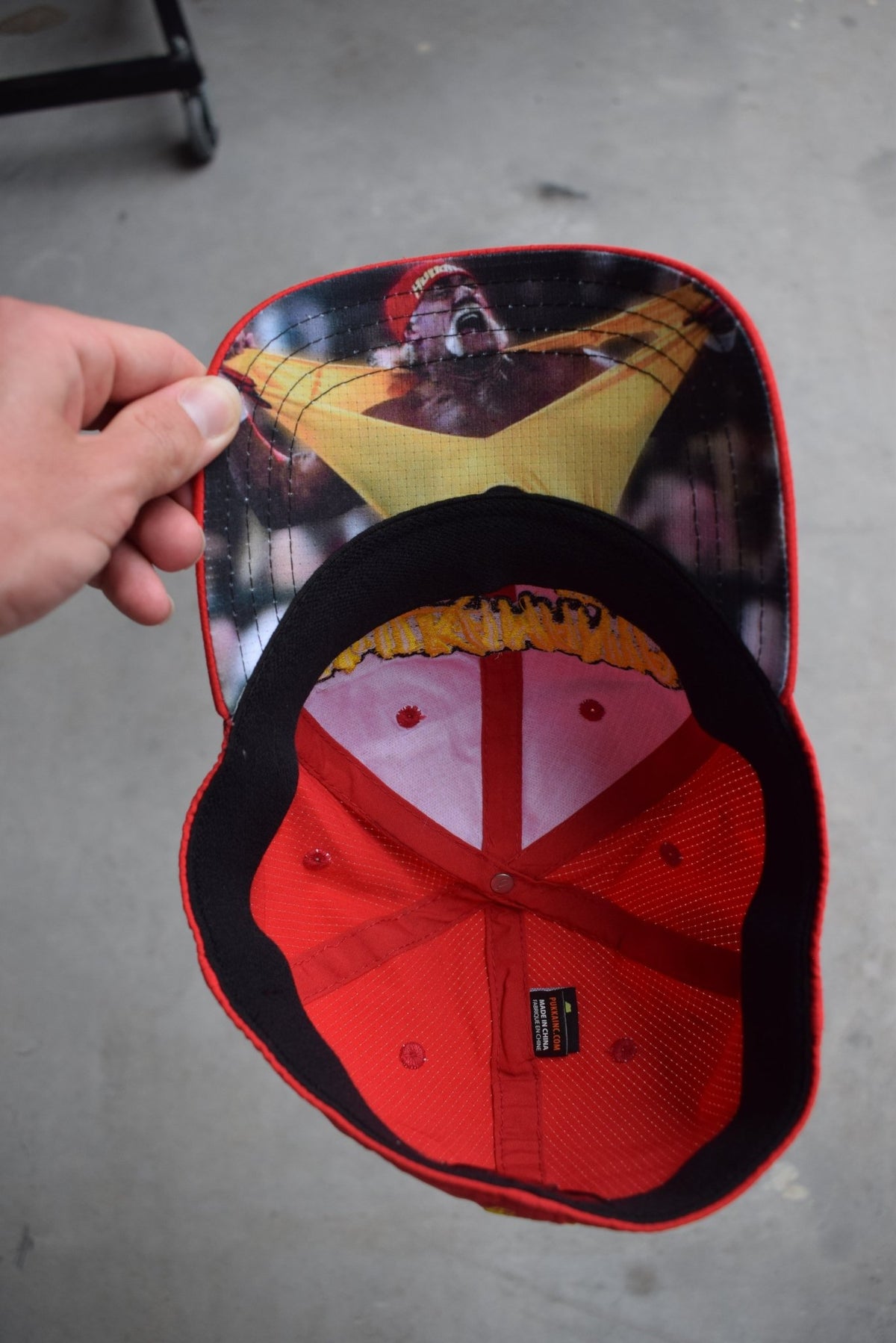WWF Hulkamania Red Embroidered Hat — 2000s - Retrospective Store