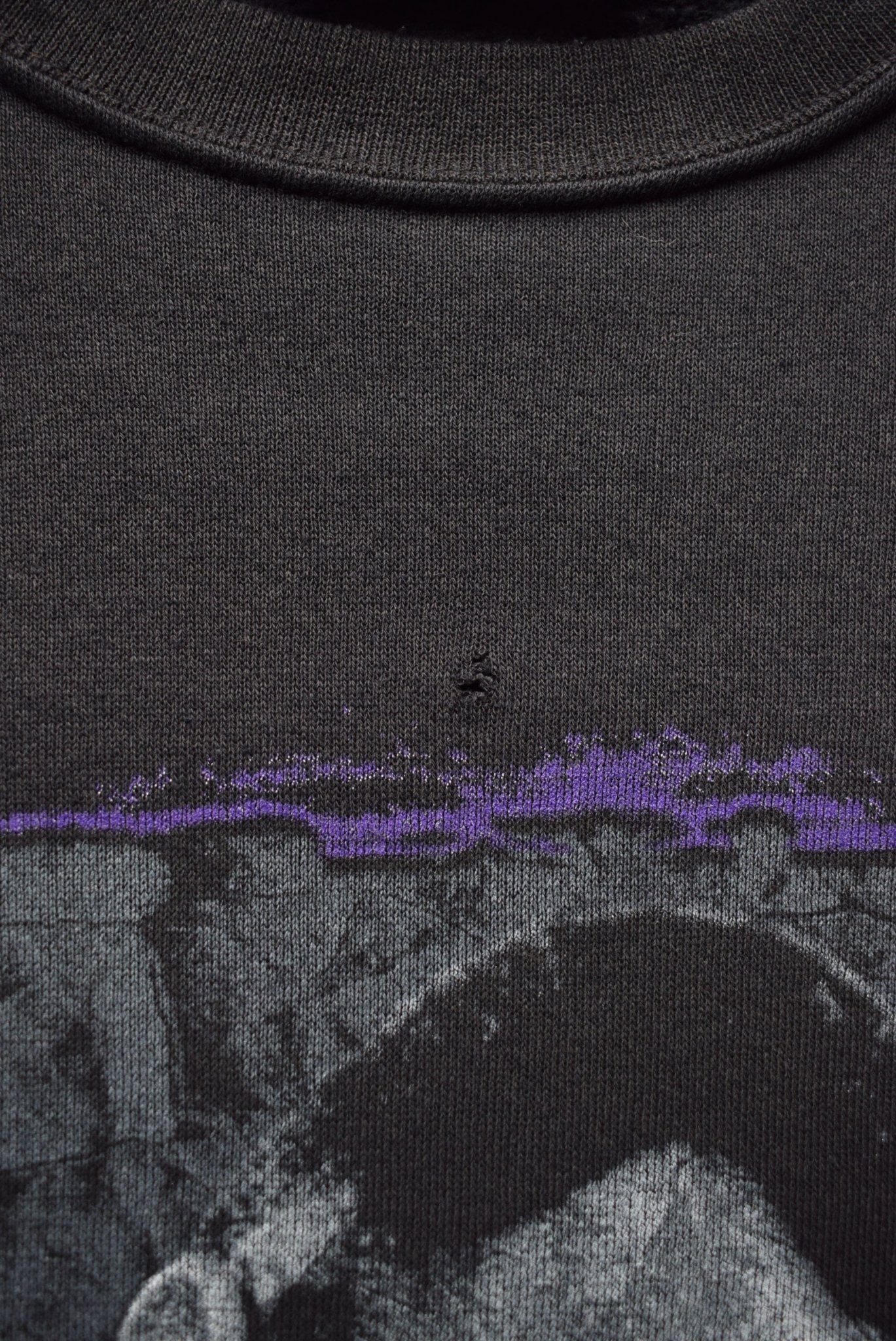 WWF The Rock Black Graphic Crewneck — 1998 (XL) - Retrospective Store