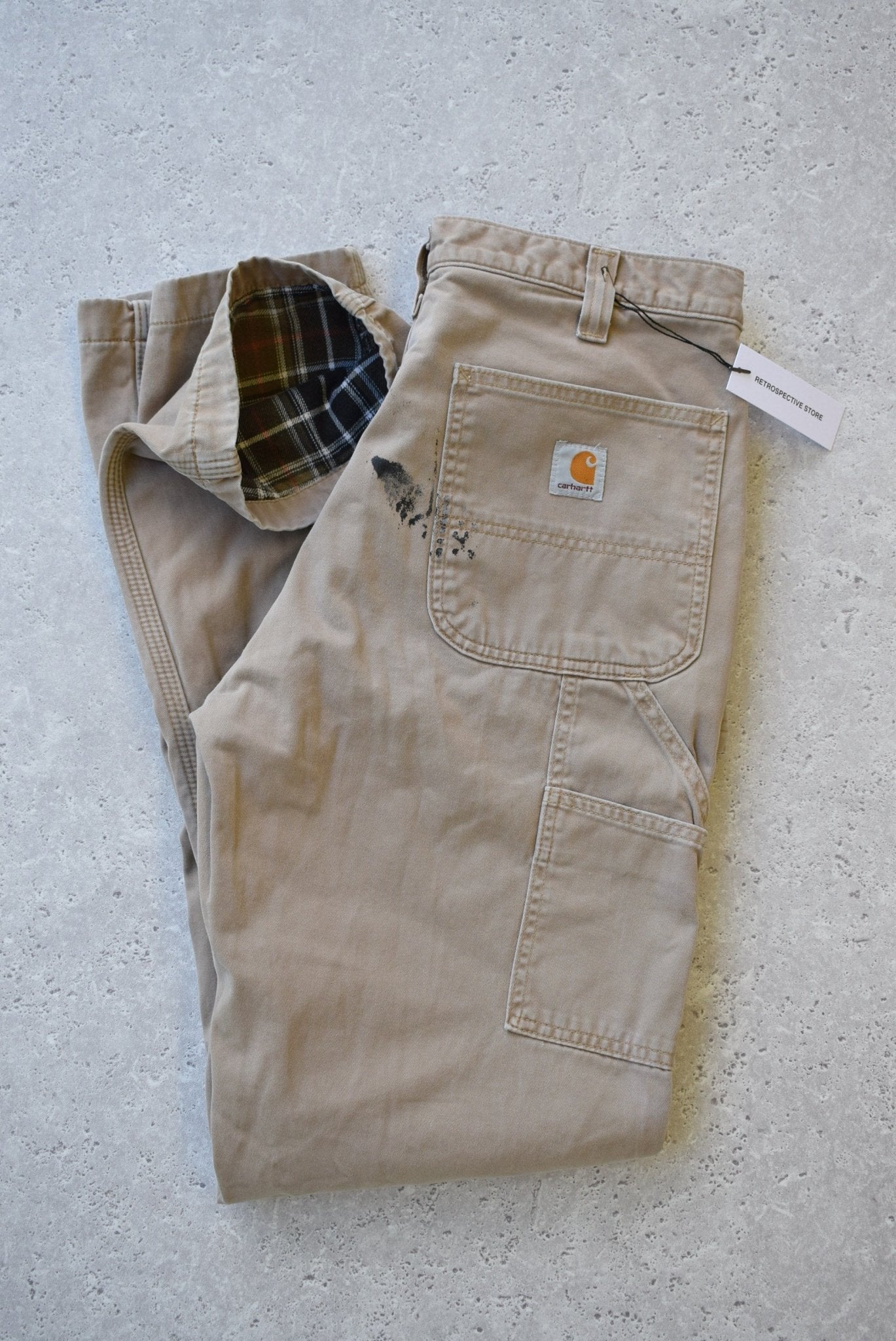 Carhartt lined carpenter jeans shop