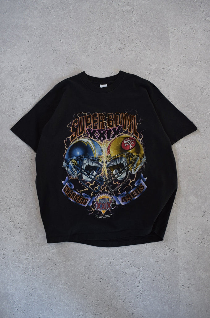*RARE* Vintage 1994 NFL Superbowl XXIX Chargers vs 49ers Tee (XL) - Retrospective Store