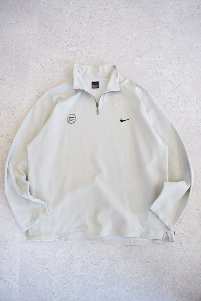 *RARE* Vintage 1999 Nike x Le Tour De France 1/4 Zip Sweater (XL) - Retrospective Store