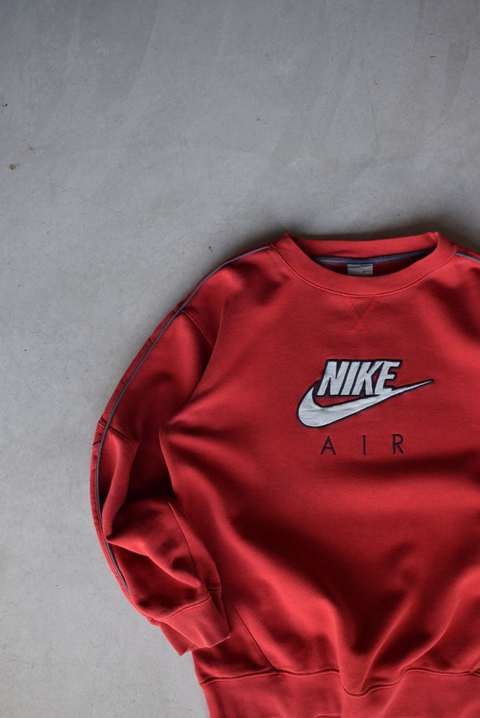 *RARE* Vintage 90s Nike Air Embroidered Spellout Sweater (S/M) - Retrospective Store