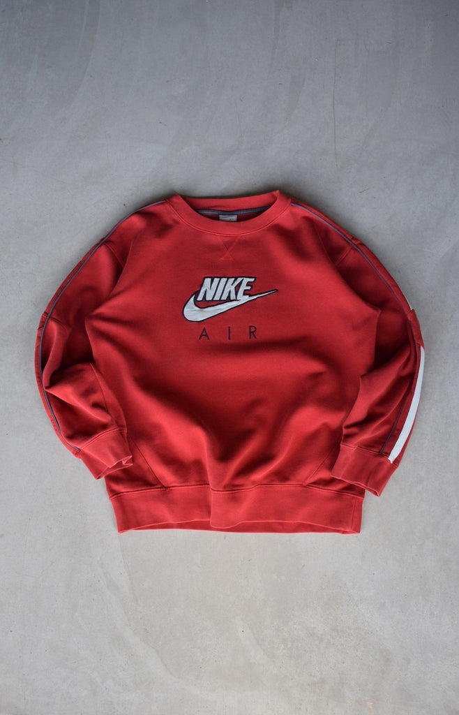 *RARE* Vintage 90s Nike Air Embroidered Spellout Sweater (S/M) - Retrospective Store