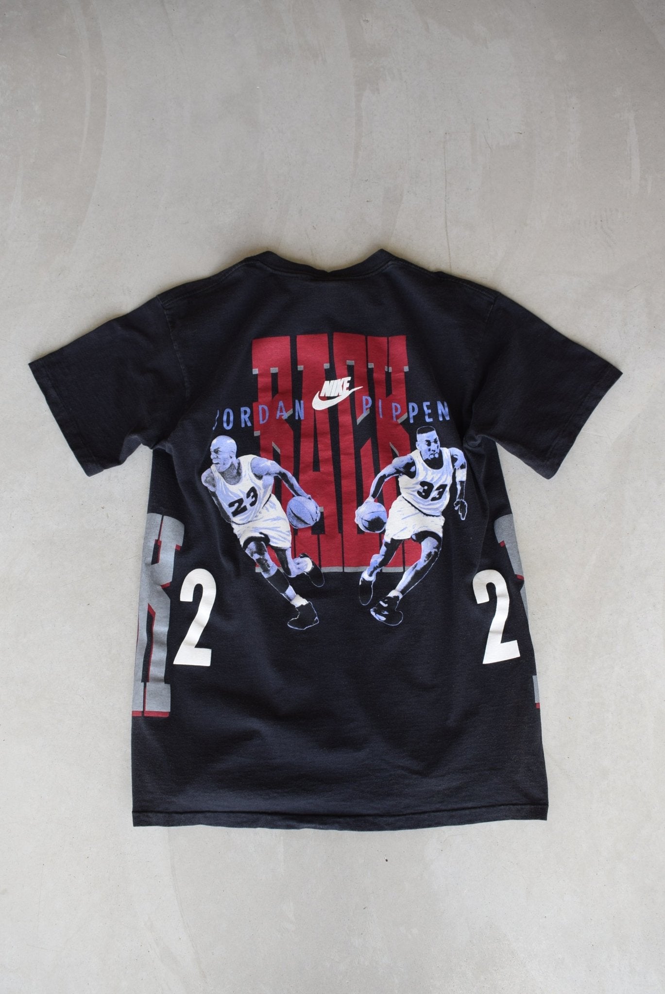 RARE Vintage 90s Nike Jordan Pippen Back 2 Back Tee M