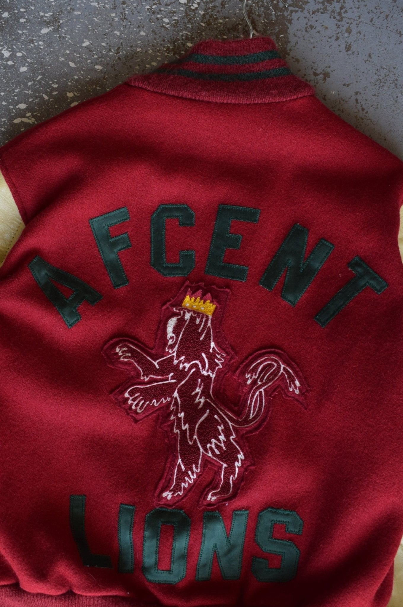 Vintage 1983 Afcent Lions Varsity Jacket (S) - Retrospective Store