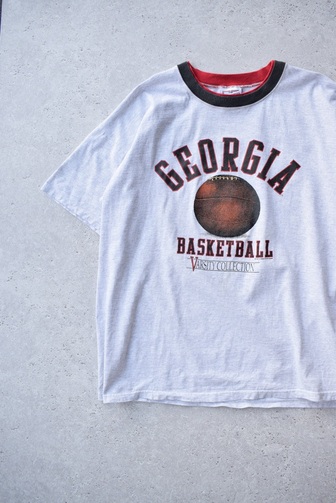 Vintage 1992 Georgia State Basketball Tee (XL/XXL) - Retrospective Store