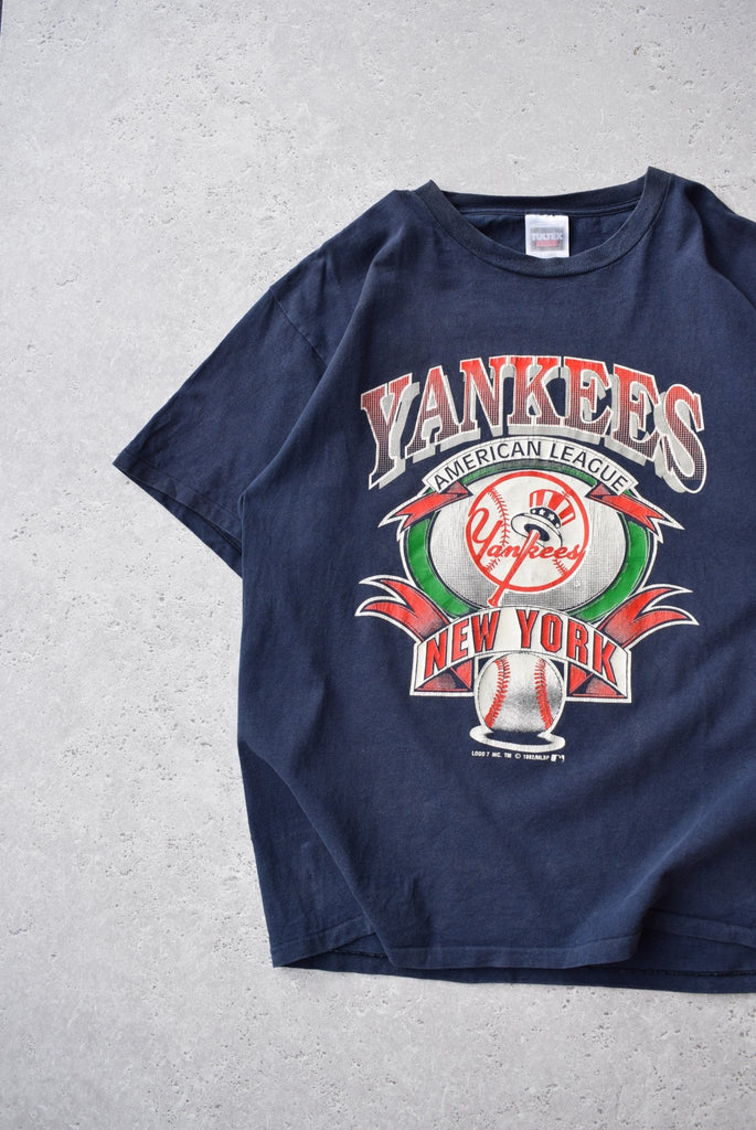 Vintage 1992 MLB New York Yankees Tee (L/XL) - Retrospective Store