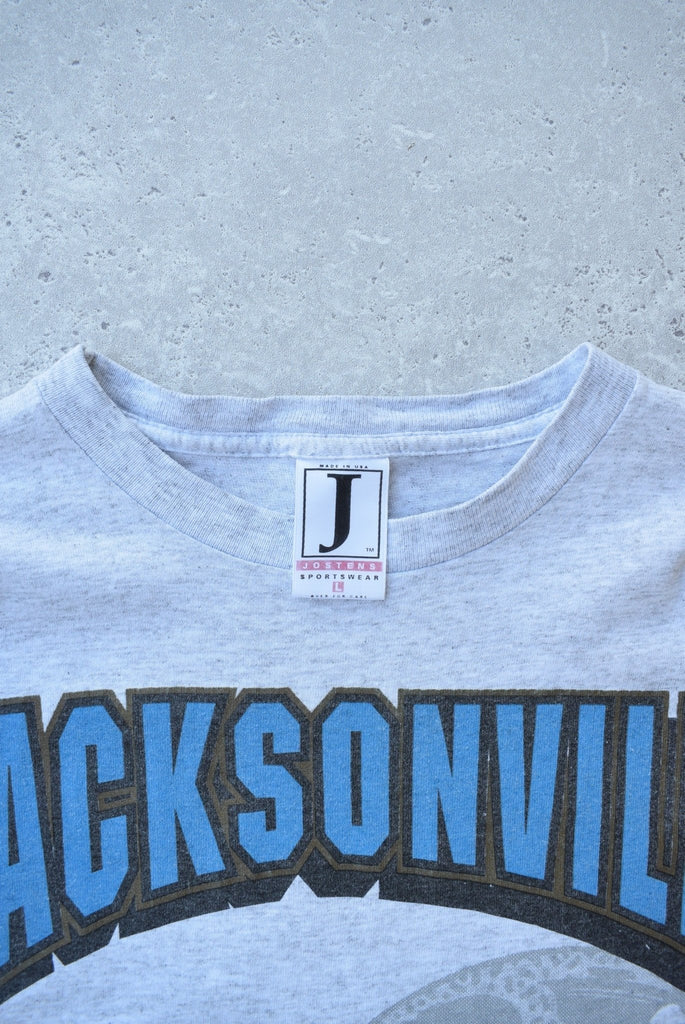 Vintage 1992 NFL Jacksonville Jaguars Premier Season Tee (L) - Retrospective Store