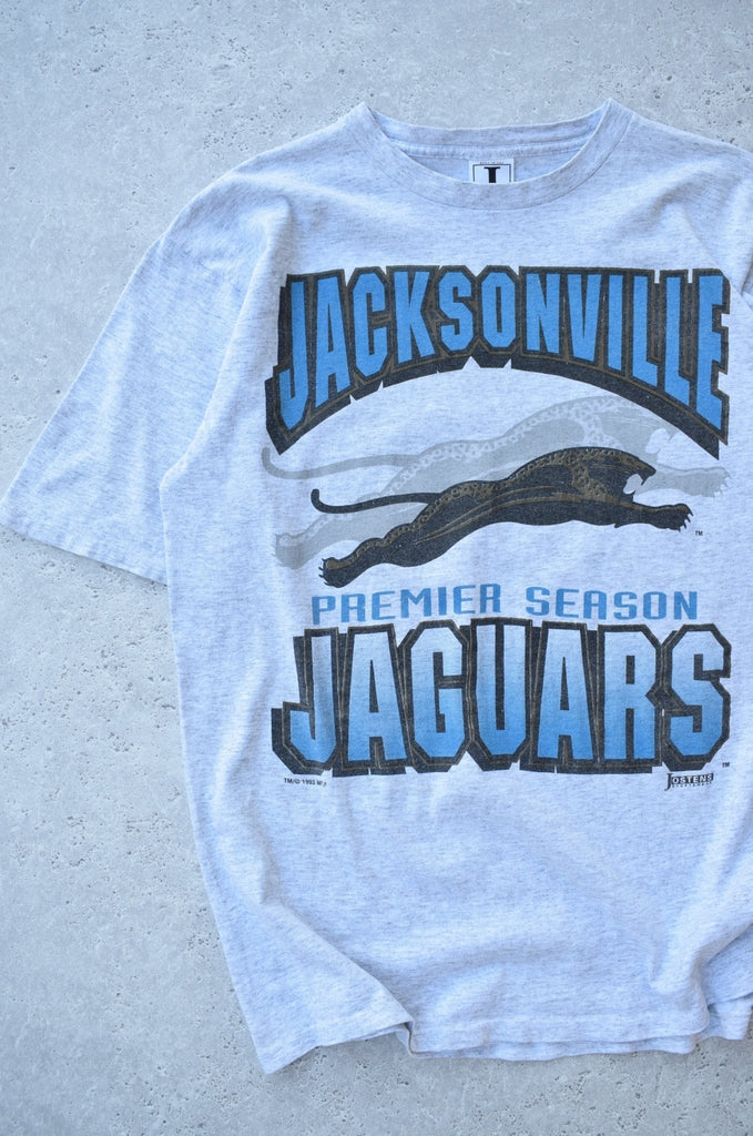 Vintage 1992 NFL Jacksonville Jaguars Premier Season Tee (L) - Retrospective Store