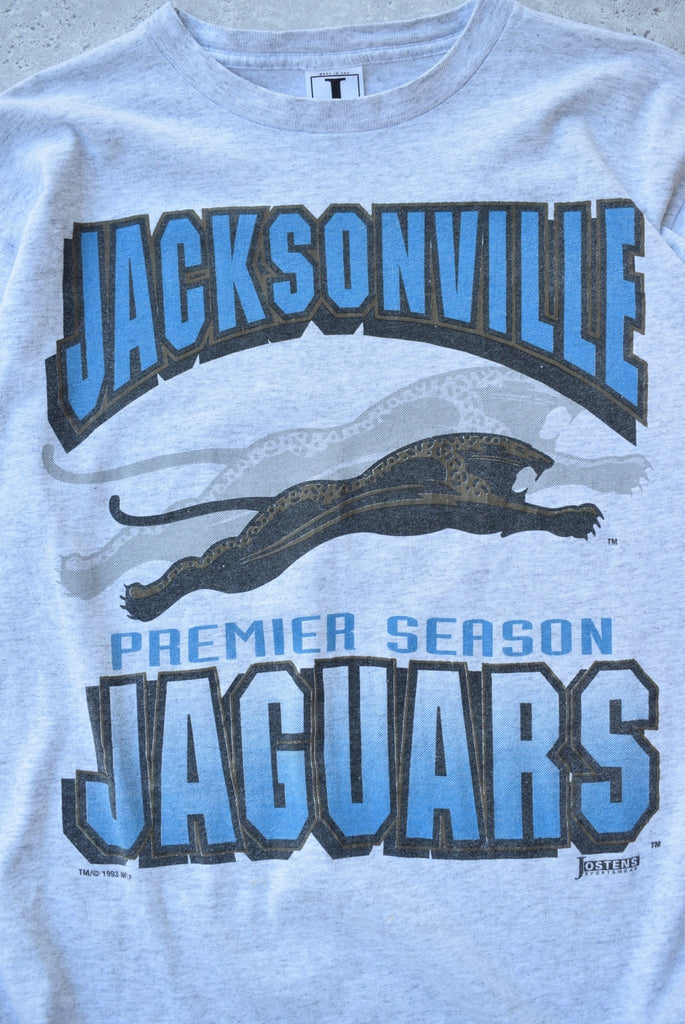 Vintage 1992 NFL Jacksonville Jaguars Premier Season Tee (L) - Retrospective Store