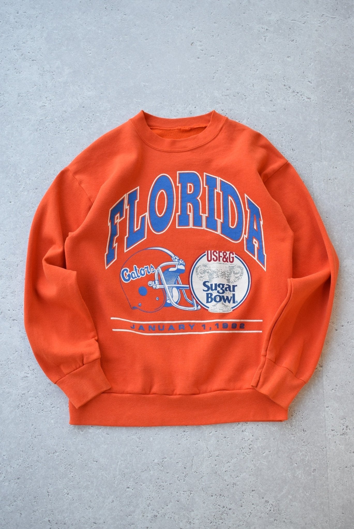 Vintage 1992 University of Florida Gators Football Sugar Bowl Sweater (M) - Retrospective Store