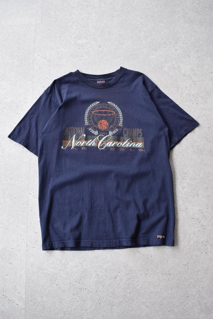 Vintage 1993 Jansport North Carolina NCAA Basketball Champs Tee (L) - Retrospective Store