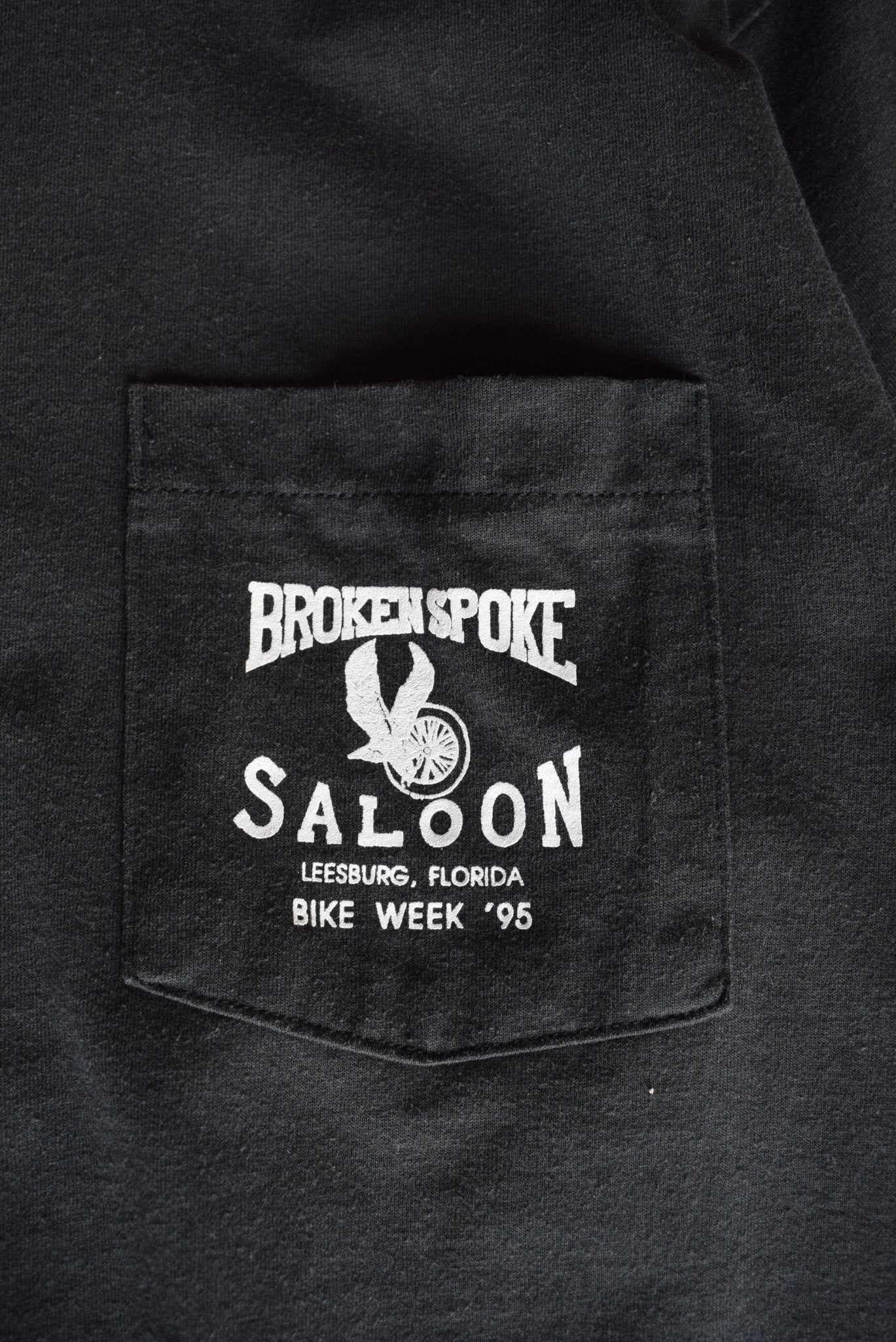 Vintage 1995 Broken Spoke Saloon Motorcycles Tee (M/L) - Retrospective Store