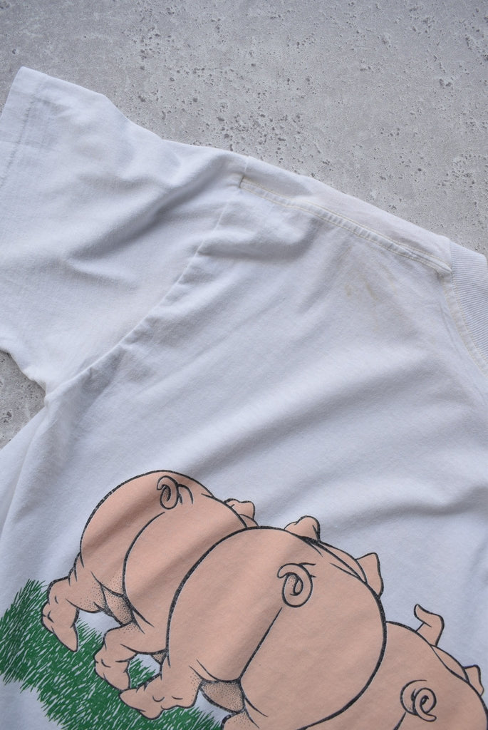 Vintage 1995 Three Little Piglets Tee (M) - Retrospective Store
