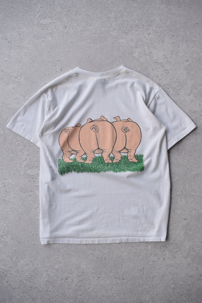 Vintage 1995 Three Little Piglets Tee (M) - Retrospective Store