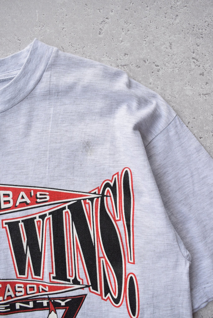 Vintage 1996 NBA Chicago Bulls Most Wins In A Season Tee (M/L) - Retrospective Store