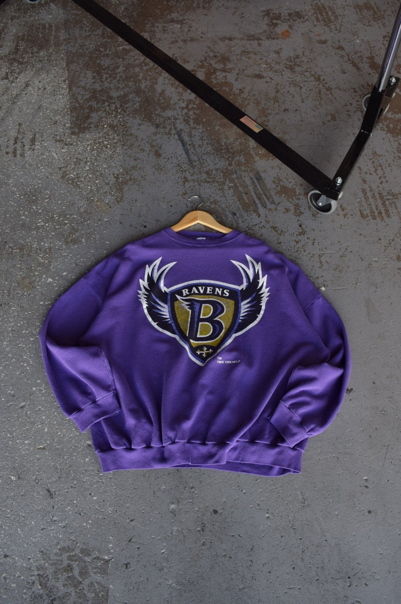 Vintage 1996 NFL Baltimore Ravens Crewneck (XXL) - Retrospective Store