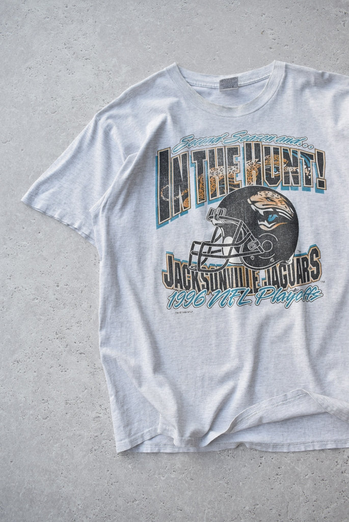 Vintage 1996 NFL Jacksonville Jaguars Playoffs Tee (XL) - Retrospective Store