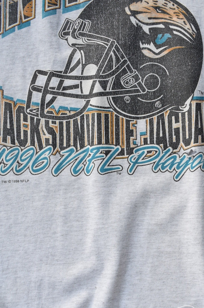 Vintage 1996 NFL Jacksonville Jaguars Playoffs Tee (XL) - Retrospective Store
