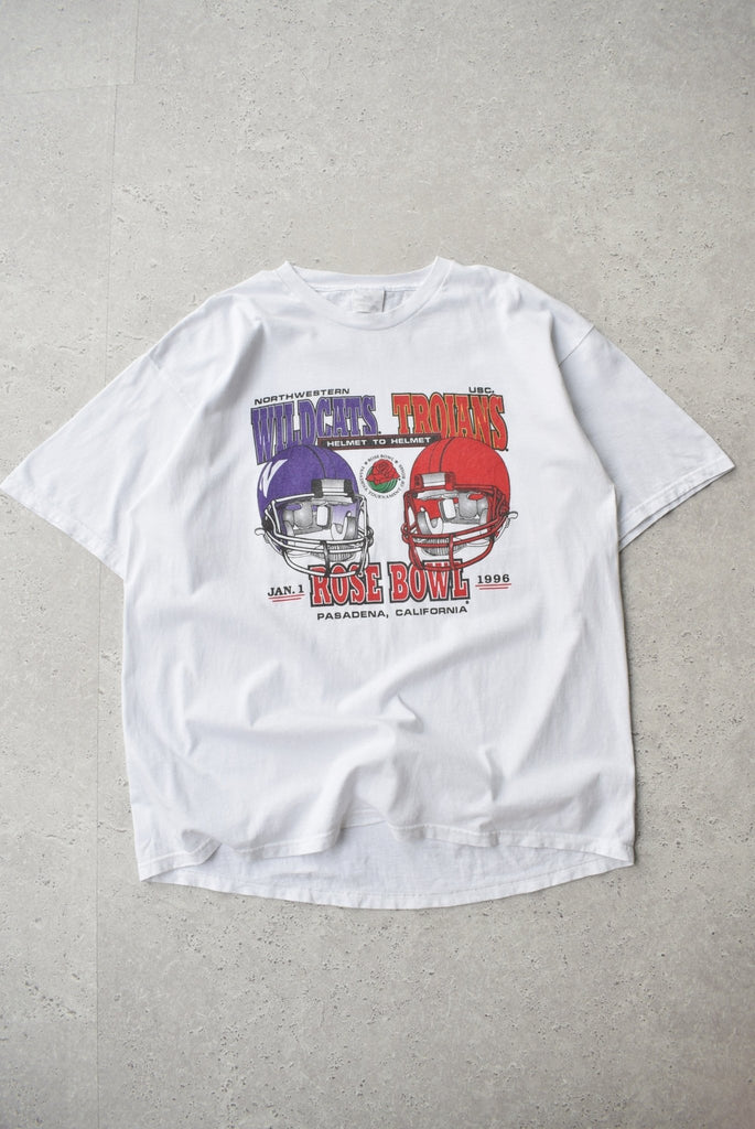 Vintage 1996 Wildcats vs Trojans Rose Bowl Tee (XXL) - Retrospective Store