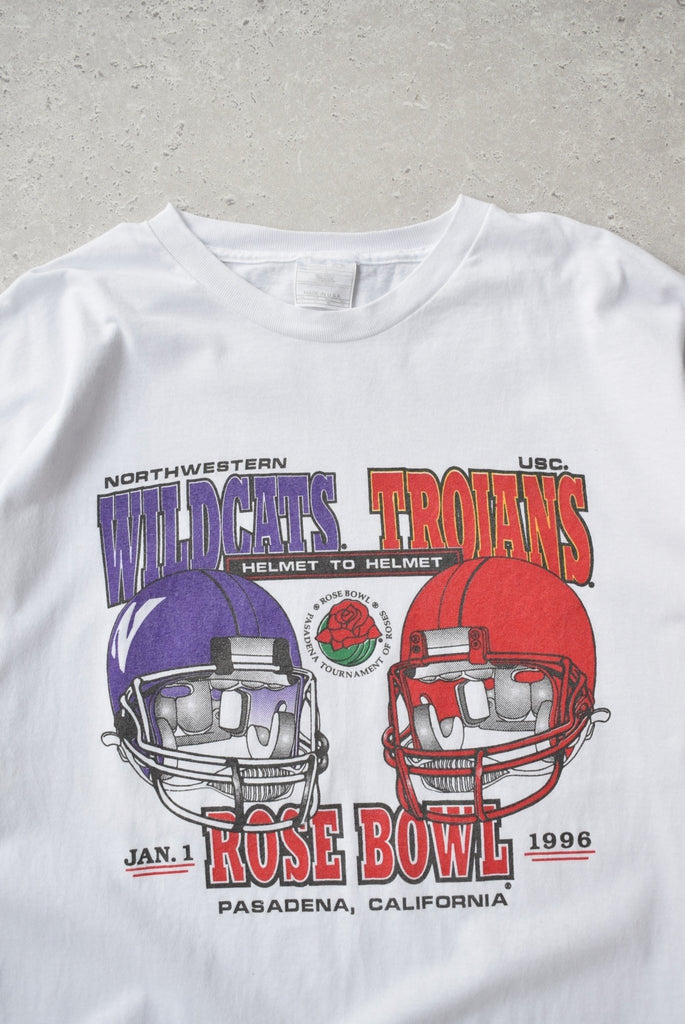 Vintage 1996 Wildcats vs Trojans Rose Bowl Tee (XXL) - Retrospective Store