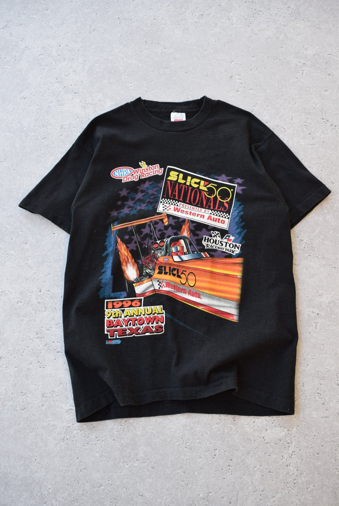 Vintage 1996 Winston Drag Racing Tee (M) - Retrospective Store