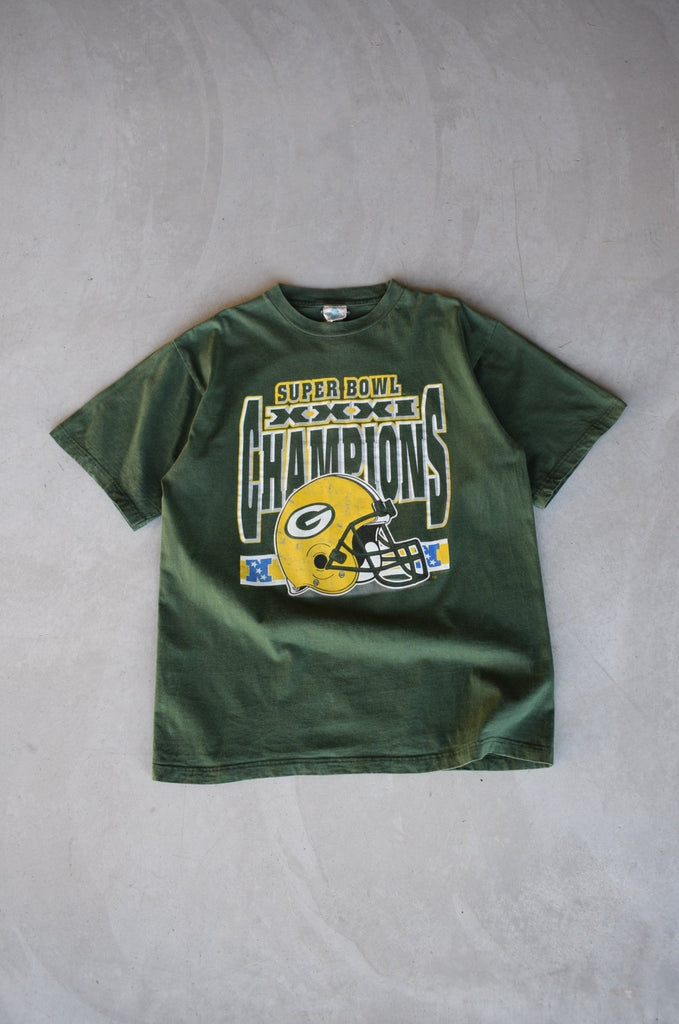 Vintage 1997 NFL Green Bay Packers Superbowl Champions Tee (L) - Retrospective Store